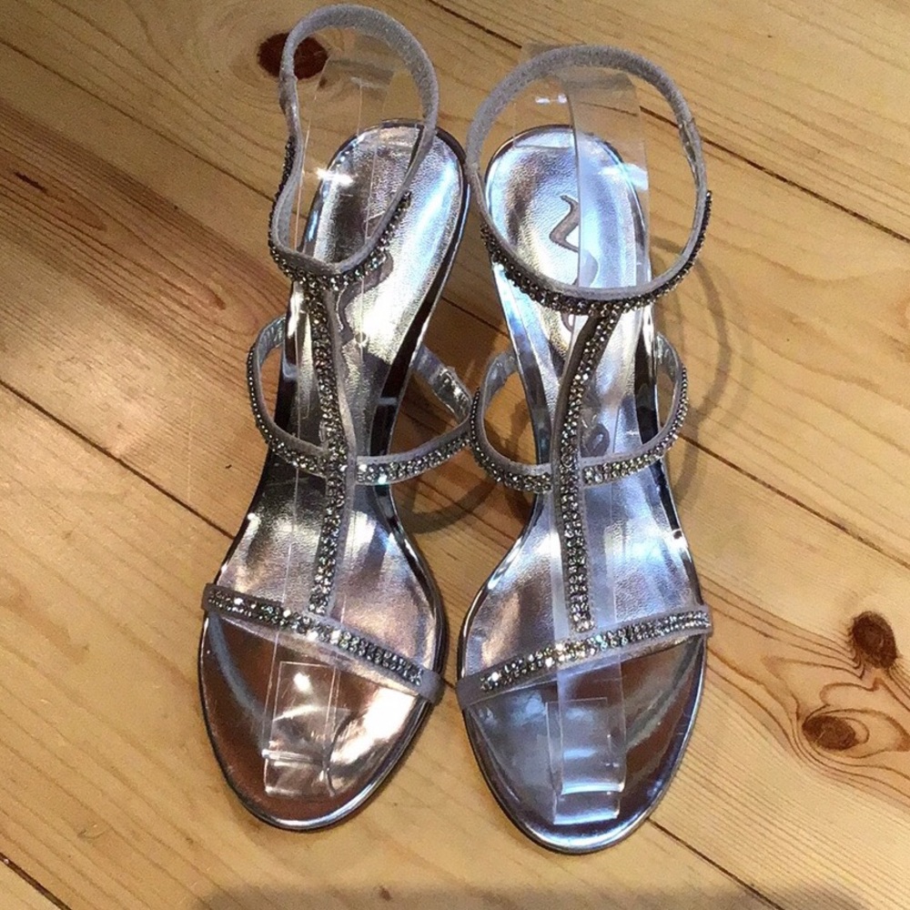 Nina Silver Sandals